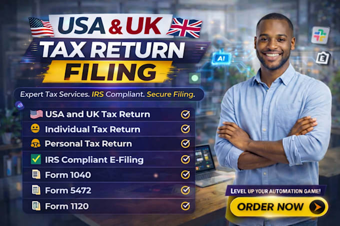 accurate USA,UK tax return filing