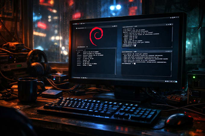 install and configure kali linux, ubuntu, or debian on vm or physical machine
