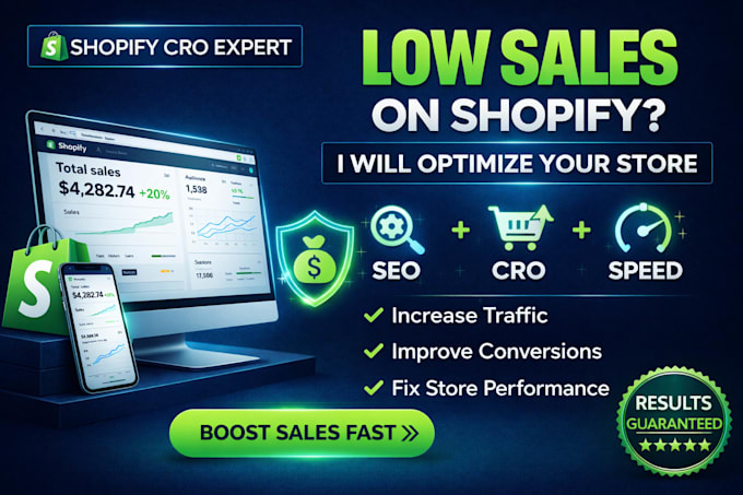 audit and optimize your shopify product page and do shopify seo for higher sales