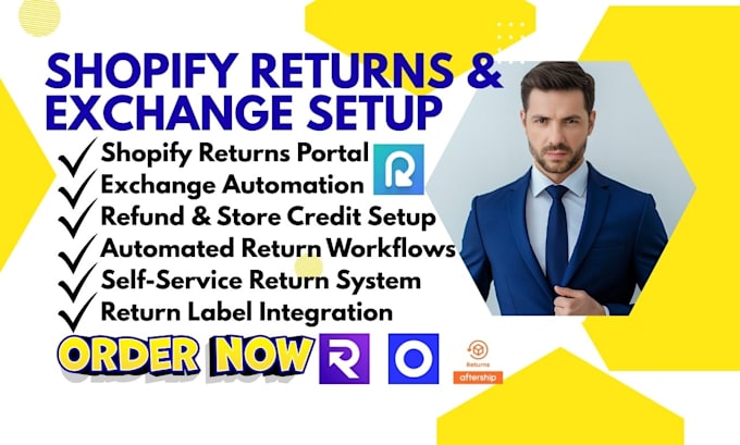 setup shopify returns and exchange yanet aftership loop synctrack return prime