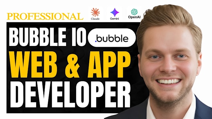 be bubble io developer for bubble app development bubble webite design saas mvp