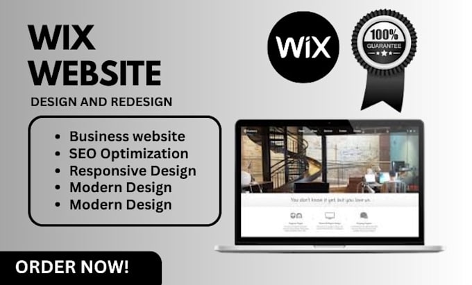 design or redesign a professional wix website