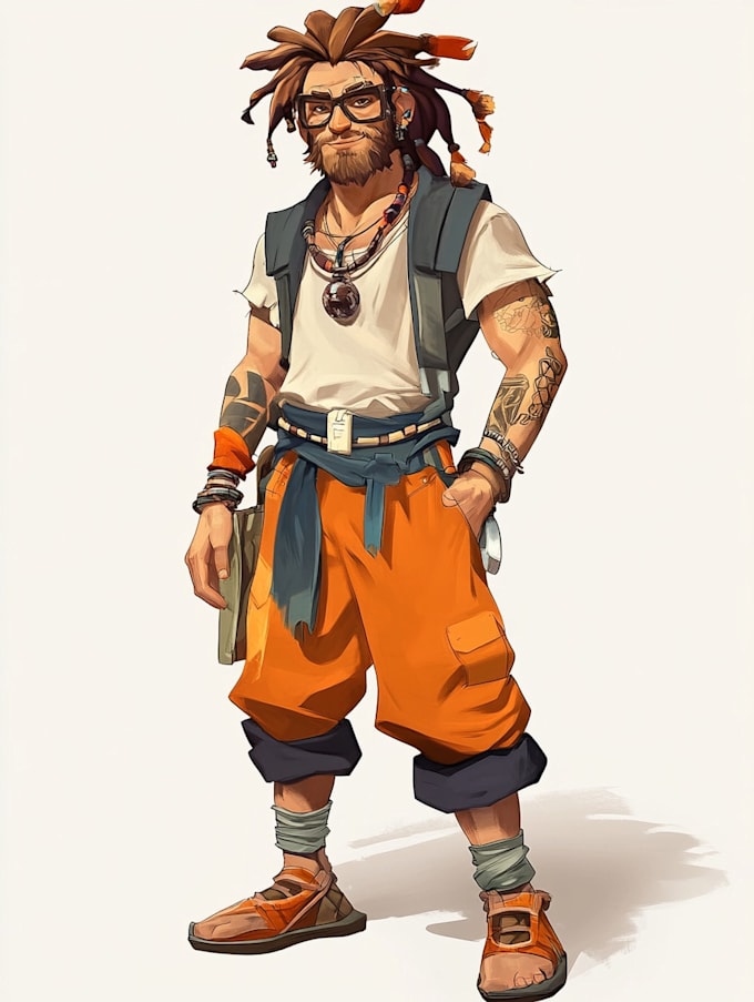 create 2d game character or 2d game character