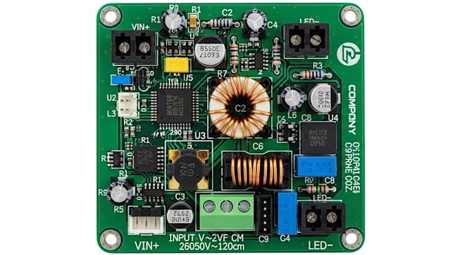 design a professional constant current led driver pcb