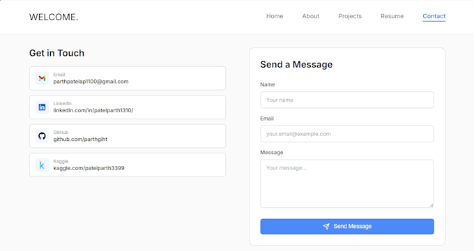 build a stunning animated portfolio website using react
