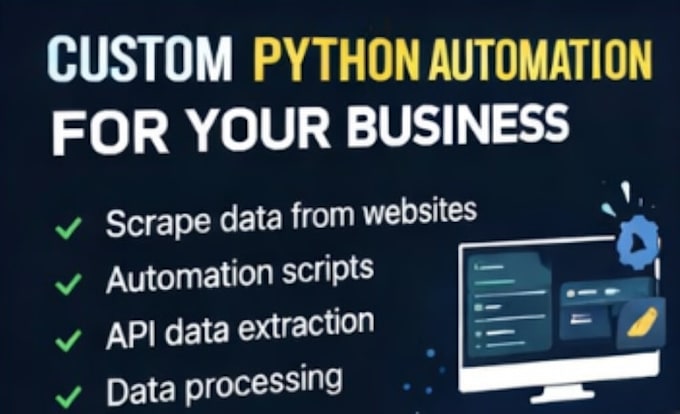 build python web scraping and automation scripts
