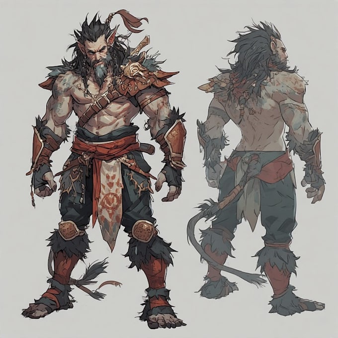 fantasy character art and fantasy character art