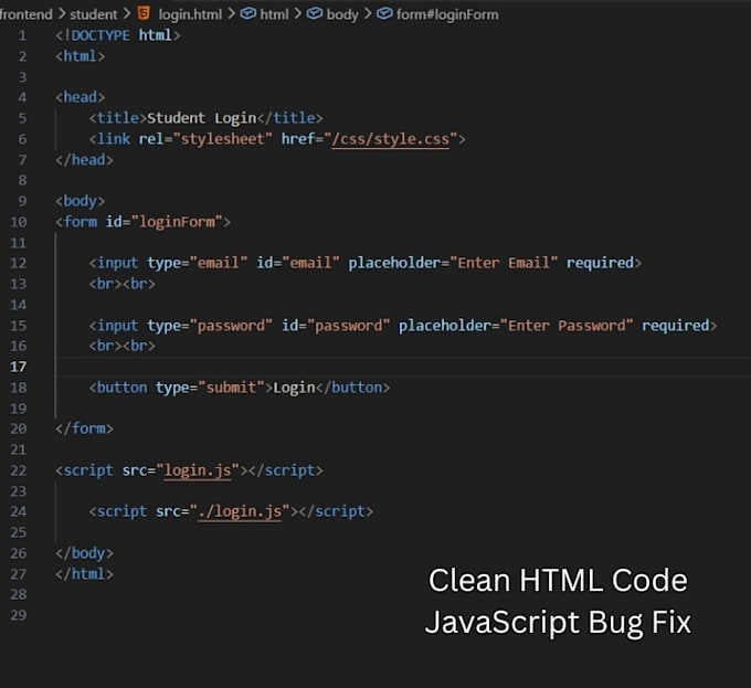 fix HTML CSS javascript bugs and responsive website issues
