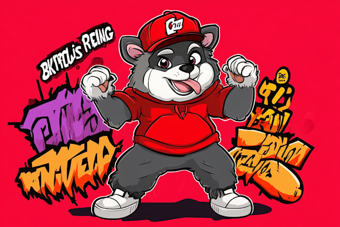 create a unique cartoon character for games or stories