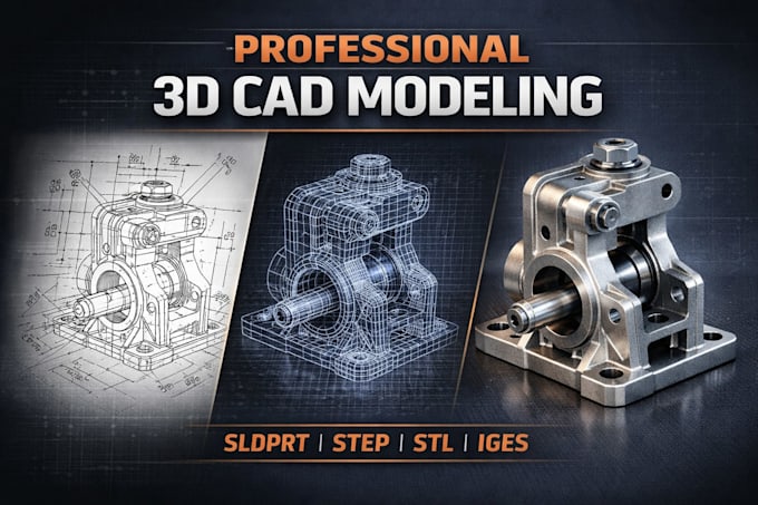Design 3d models, parts and assemblies in solidworks by Northphotodsgn ...