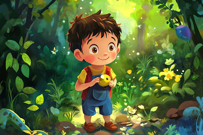 children book illustration and children book design