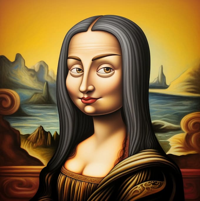 draw funny cartoon character, caricature, portrait