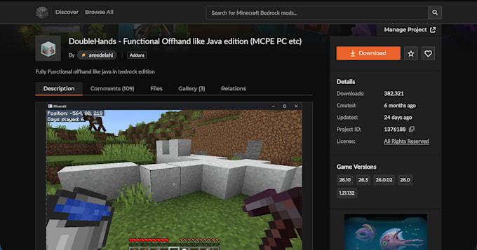 make minecraft bedrock addons including scripting API