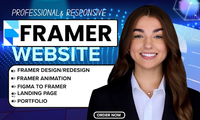 do responsive framer website design, figma to framer, framer landing page