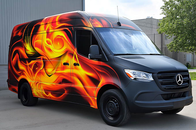do van wrap, car wrap, vehicle wrap, car wrap design