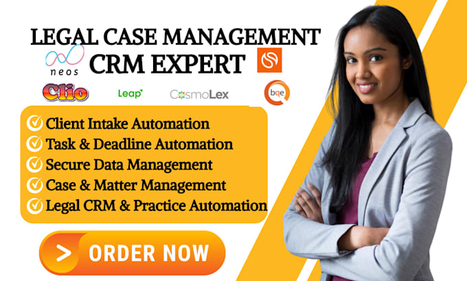 integrate cosmolex clio bqe core leap salesforce neos smokeball legal crm