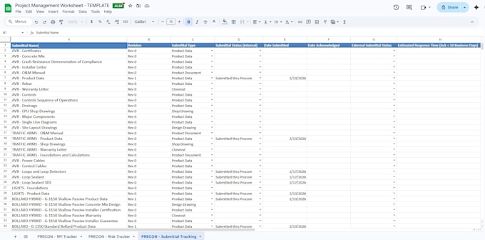 assist in your preconstruction administration activities