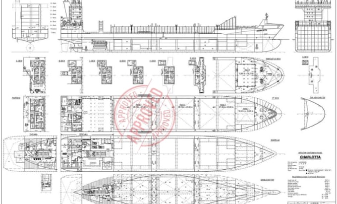 provide expert review and redline for marine structural drawings