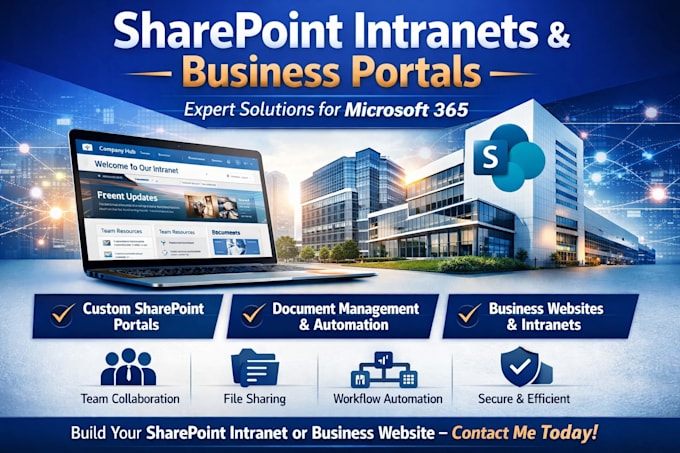 Build extranet sharepoint portal, sharepoint intranet or business ...