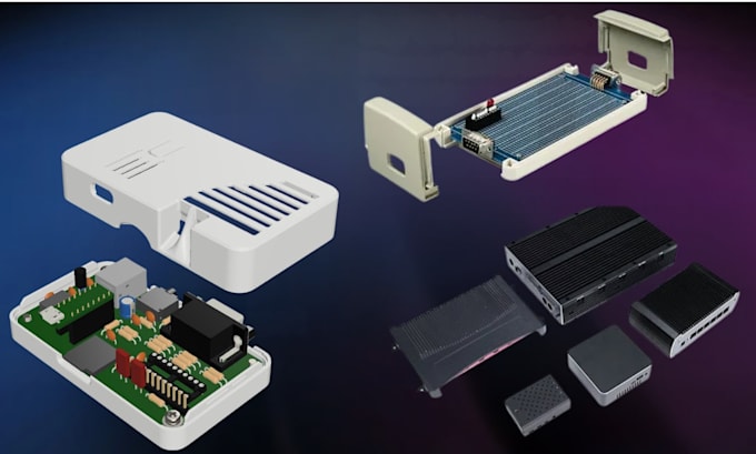 do pcb design,schematic,pcb layout and gerber files with pcb enclosure design