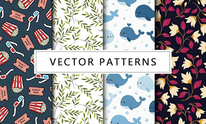 create seamless pattern design for fabric or wallpaper