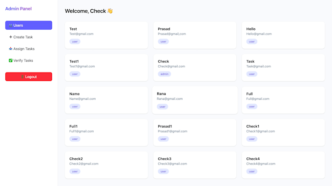 design the full stack application