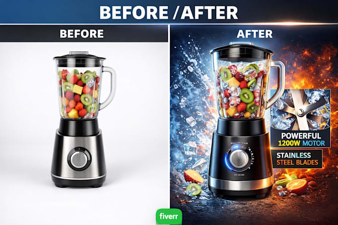 design high converting 3d amazon product images