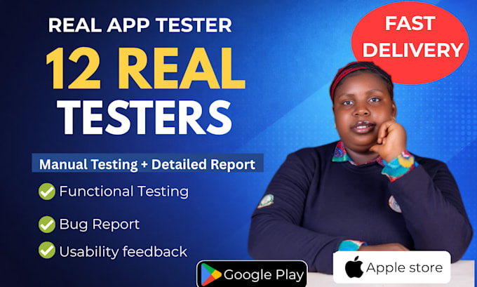 provide closed testing 12 testers 20 testers mobile app testing 12 testers