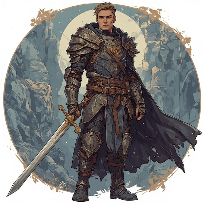 dnd character art and dnd character