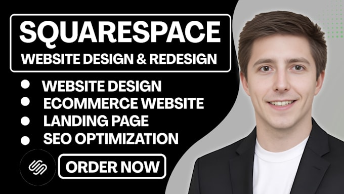 build squarespace website, design or redesign squarespace website for businesses
