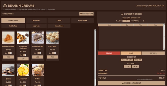 develop a complete pos system for your retail store and restaurant