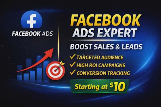 be your facebook ads expert and ads manager