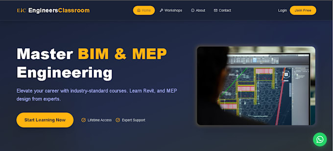 build a responsive website with backend