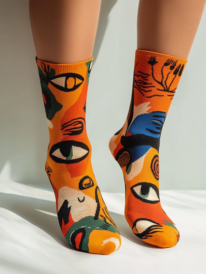 unique socks design and custom socks design