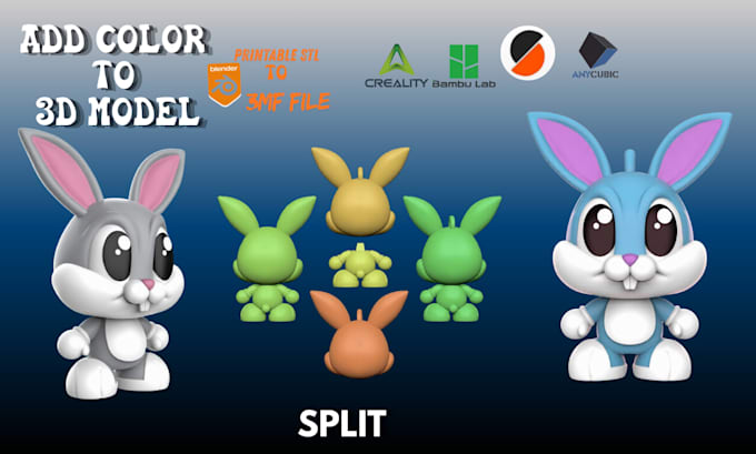 convert stl to 3mf and prepare your 3d model for bambu multicolor printing