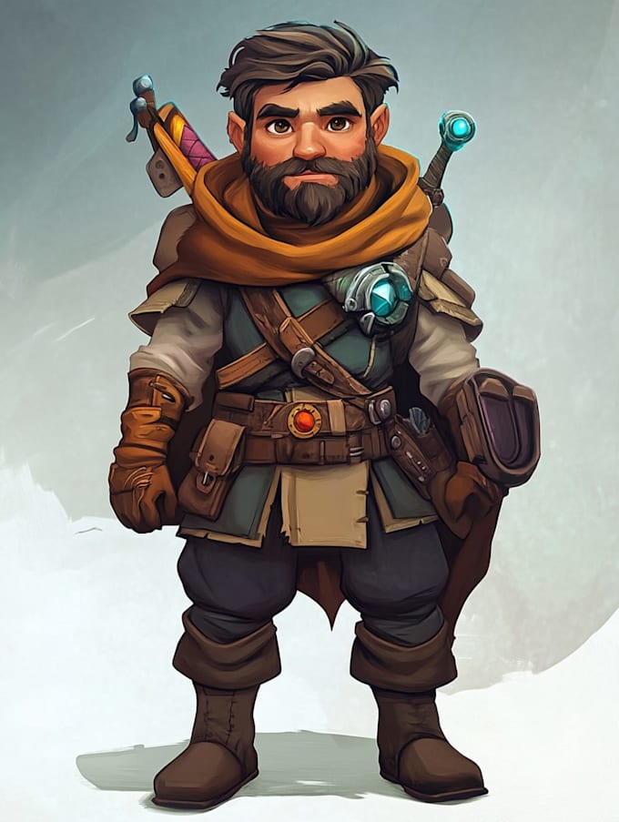 create 2d game character or 2d character