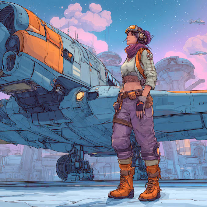 sci fi illustration and sci fi art