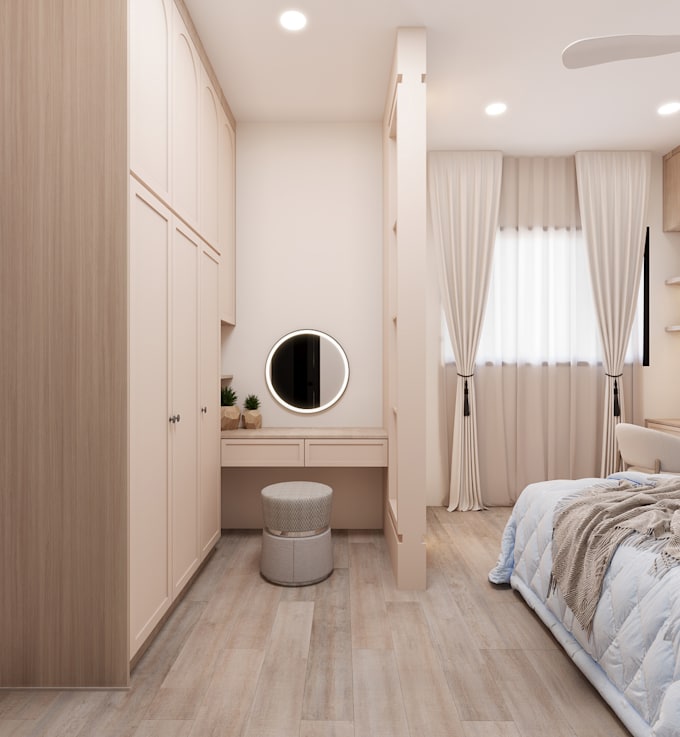 create professional interior and commercial 3d rendering