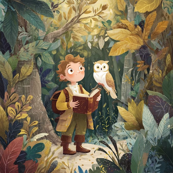 make processional children book illustration and cover desig