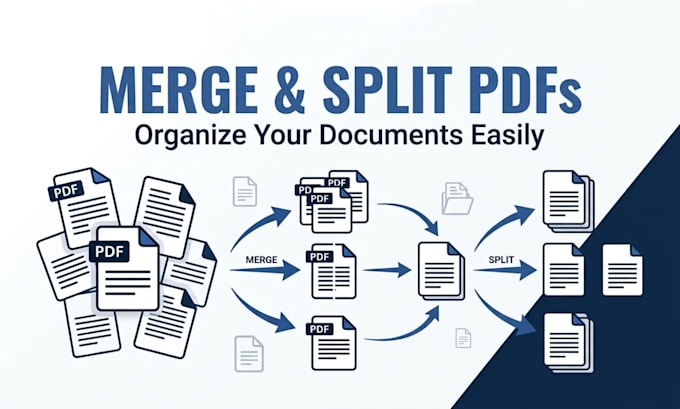 merge, split and compress PDF files professionally