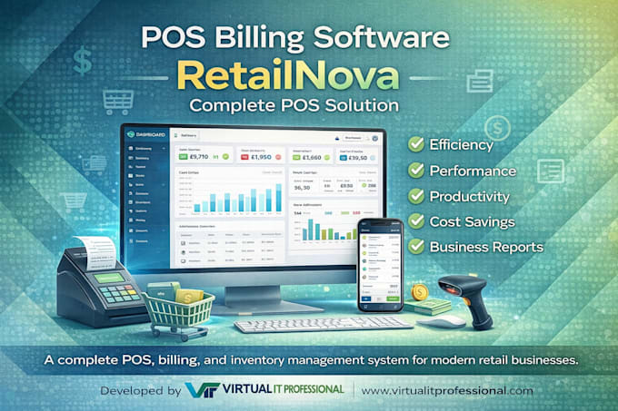 develop a modern pos billing and inventory management system
