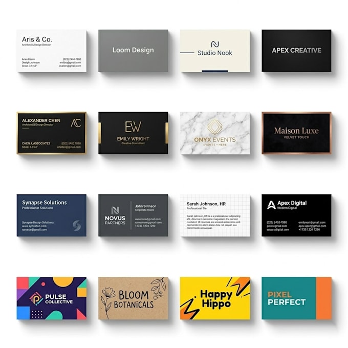 do modern and luxury business card design