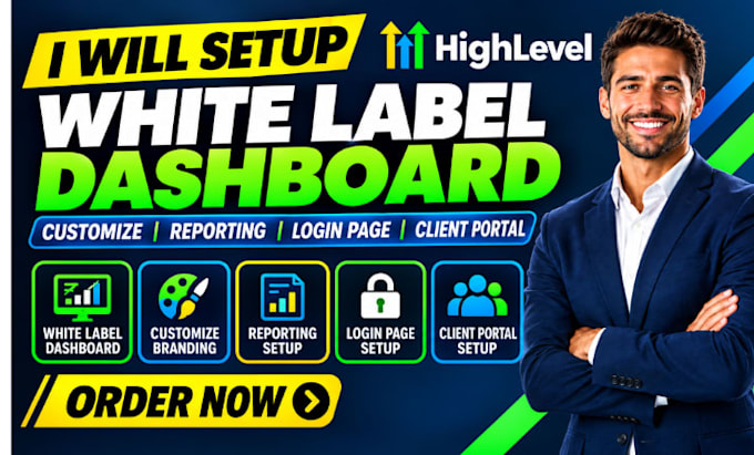 setup ghl white label dashboard customize and reporting login page client portal