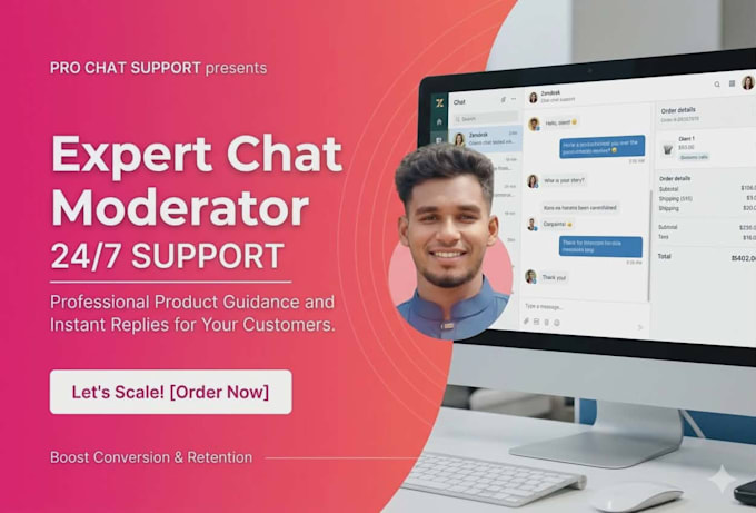 do social media chat support and messenger moderation