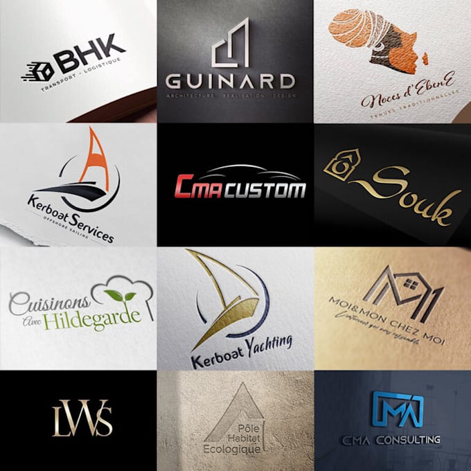 concevoir un logo créatif moderne
