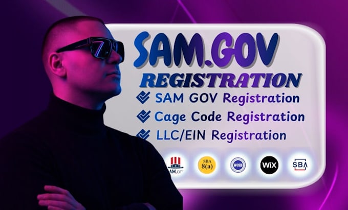 do sam gov registration, llc registration, cage code, 501c3, wosb, naics code