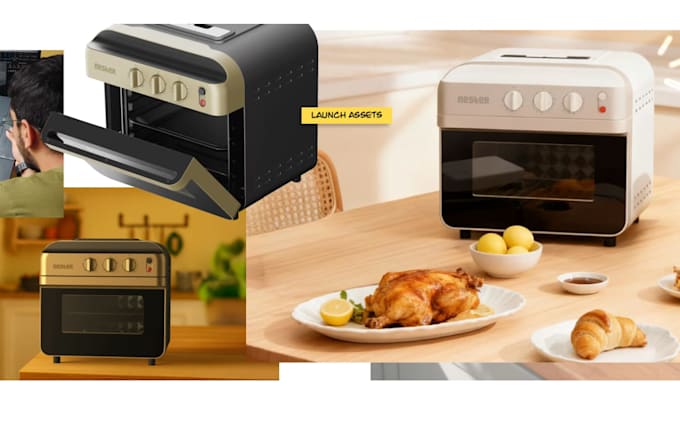 make concept design for smart kitchen tools cad modeling electronic appliances
