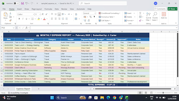 enter your data into spreadsheets