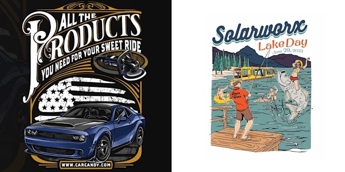 create custom streetwear tshirt design