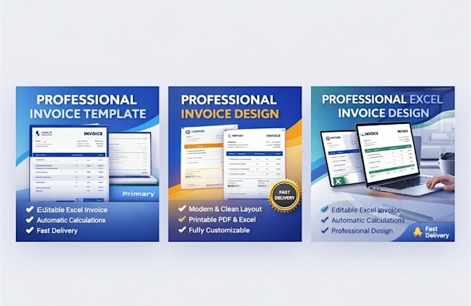 Fiver Invoice Example Design a professional invoice template by Aouadiissam580 | Fiverr